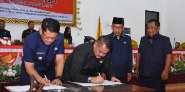 DPRD Tubaba Gelar Rapat Paripurna Penandatanganan Kesepakatan KUA-PPAS Tahun 2025