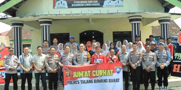 Polres Tubaba Laksanakan Jumat Curhat di Wilayah Kecamatan  Lambu Kibang