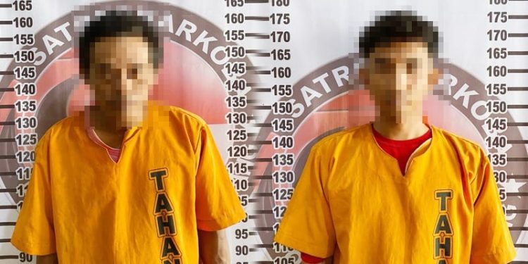Asyik Konsumsi Narkoba di Bengkel, Dua Orang Laki-Laki Ditangkap Polres Tuba