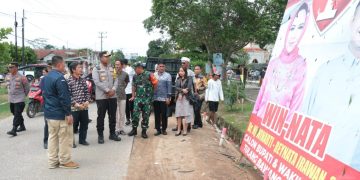 Hadiri Pembersihan APK Secara Simbolis, Kapolres Tuba: Awal Dimulainya Masa Tenang