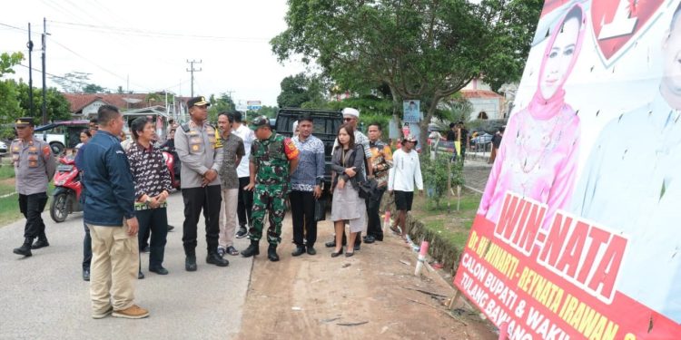 Hadiri Pembersihan APK Secara Simbolis, Kapolres Tuba: Awal Dimulainya Masa Tenang