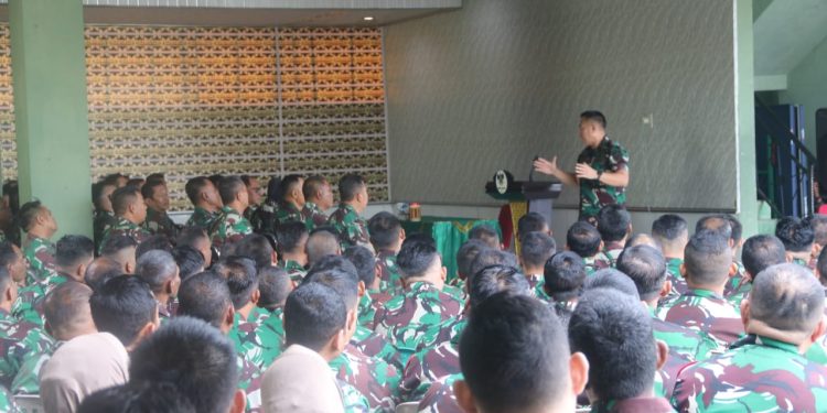 Pimpin Jam Komandan, Dandim 0410/KBL Tekankan Personel Tidak Terlibat Judol