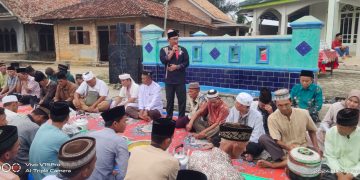 Antusias Warga Tiyuh Gunung Terang Menghadiri Acara Doa Bersama