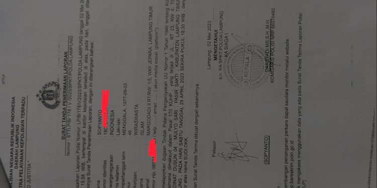 Laporan ke Polda Lampung Tak Kunjung Ada Kejelasan Hukum, PPWI Akan Unjuk Rasa di Istana Negara