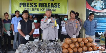 Polres Keerom Amankan 20 KG Narkotika Jenis Ganja