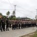 Lakukan Pengamanan Ketat, Polres Keerom Terjunkan Ratusan Personil dalam Amankan Rapat Pleno Tingkat Kabupaten
