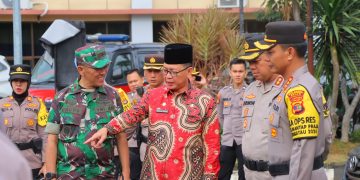 Kerahkan Puluhan Personel, Kodim 0410/KBL Dukung Polresta Bandar Lampung dalam Rangka Kesiapsiagaan Bencana Alam