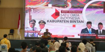 Rapat Koordinasi Forum Satu Data Indonesia Tingkat Kabupaten Bintan Tahun 2024 dan Launching SADAR DESA