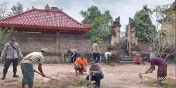 Gelar Aksi Sosial, Kasat Binmas Polres Way Kanan Ajak Warga Ciptakan Pilkada Damai