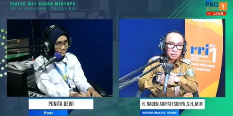 RAS, Menjadi Narasumber Pada Dialog Way Kanan Menyapa
