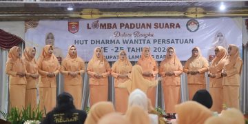 18 Grup Paduan Suara Berkompetisi Pada Hut ke 25 Dwp Tingkat Lambar