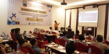 Bimtek Penyusunan Laporan DD Lamsel Sangat Membantu Meminimalisir Kesalahan Pembuatan SPJ DD