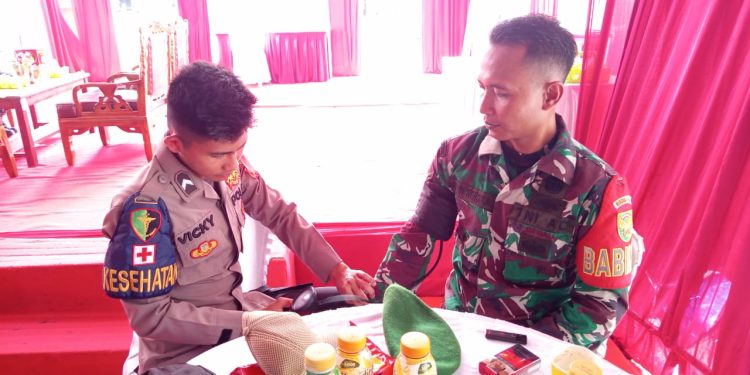 Dokkes Polres Tuba Gelar Yankesling di Tiga Pos Operasi Lilin Krakatau 2024, Ini Tujuannya