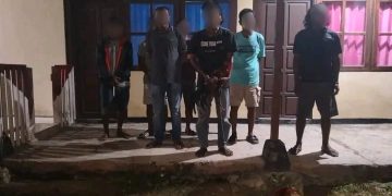 Enam Orang Tersangka Judi Ayam di Amankan oleh Polres Sarmi