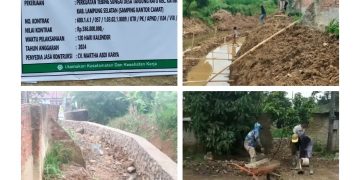 Ketua PWRI Lamsel Desak Pemerintah Menangani Persoalan Banjir dan Periksa Proyek Tanggul Sungai di Tanjung Ratu