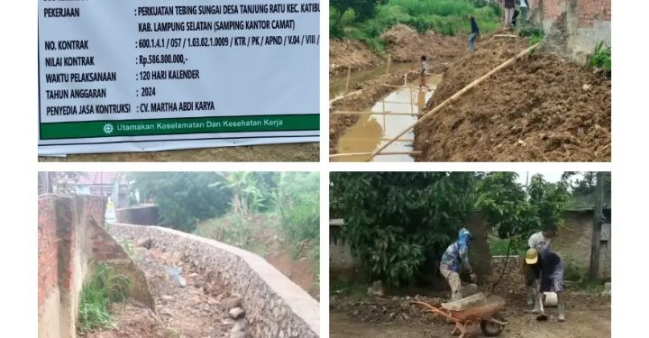 Ketua PWRI Lamsel Desak Pemerintah Menangani Persoalan Banjir dan Periksa Proyek Tanggul Sungai di Tanjung Ratu