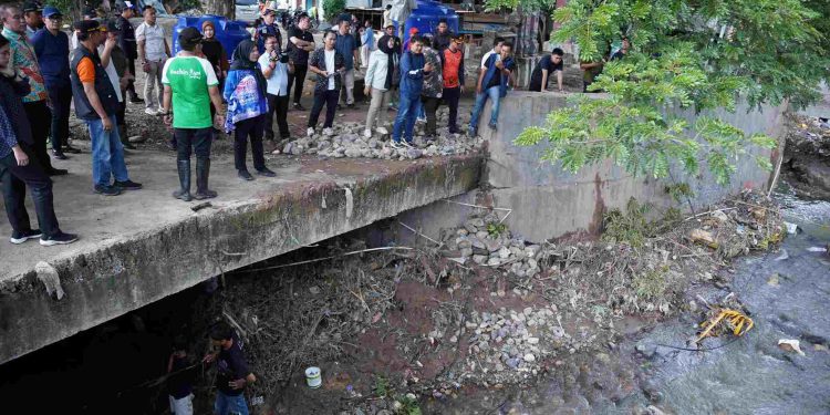 Pemkot Bandar Lampung Ajak BBWS dan PT. KAI Normalisasi Sungai