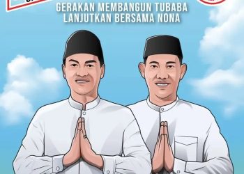 NONA di Tetapkan KPUD Tubaba Sebagai Bupati dan Wakil Bupati Terpilih 2025-2030