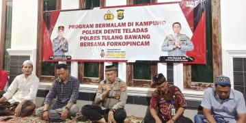 Lewat Program Bermalam di Kampung, Iptu Zulian Ajak Masyarakat Berantas Narkoba dan Judi Online
