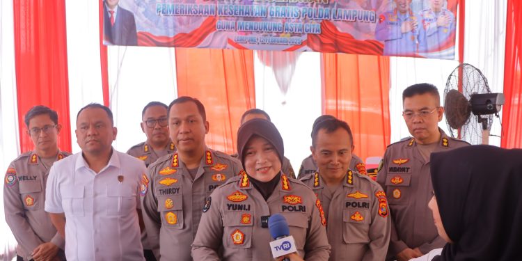 Polda Lampung Gelar Bhakti Kesehatan: Pemeriksaan Gratis untuk Masyarakat dan Peserta Berulang Tahun