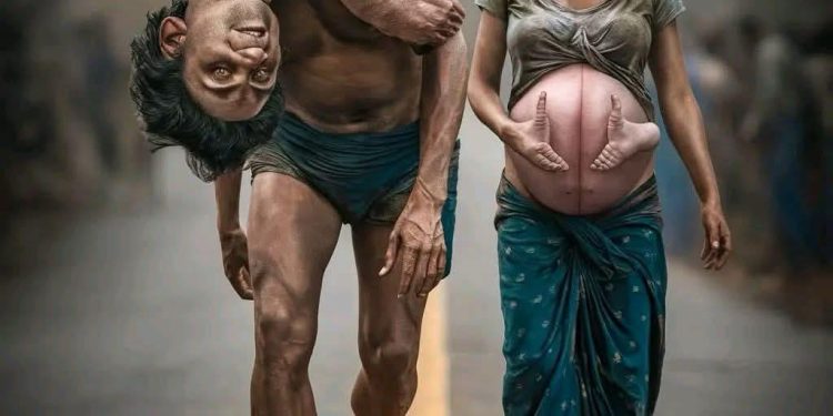 Misteri di Sebalik Pemandangan Surreal: Simbol Kehidupan, Beban, dan Harapan