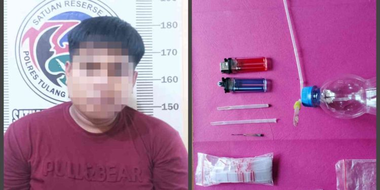 Seorang Pria Jual Sabu, Berhasil Diringkus Unit Opsnal Satresnarkoba Polres Tubaba