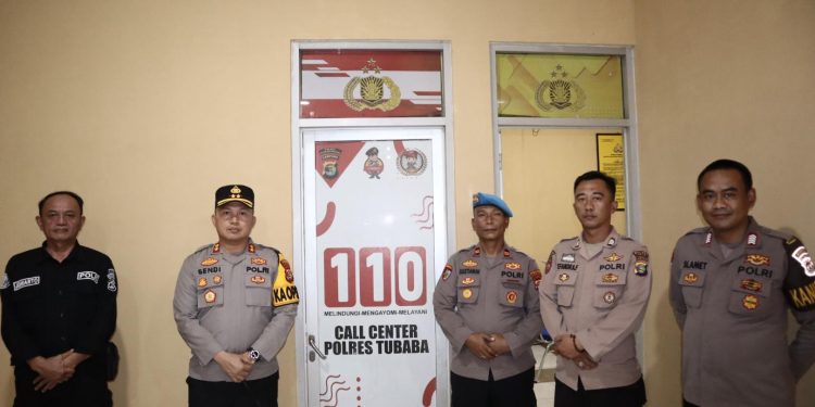 Kapolres Tubaba Pastikan Layanan Call Center 110