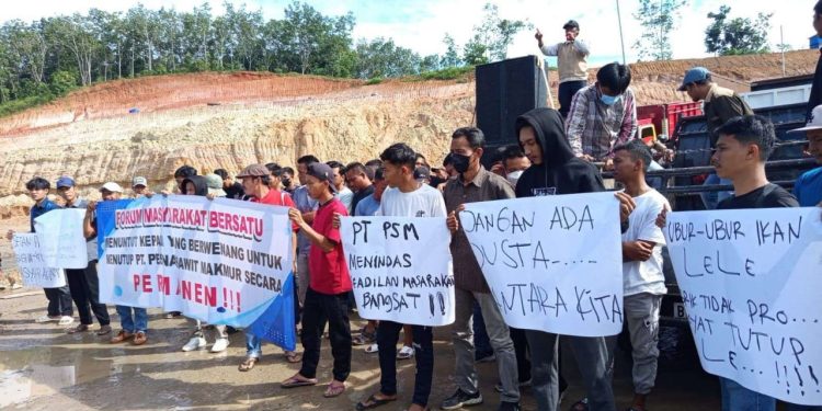 Masyarakat Geruduk PT Pesona Sawit Makmur Menuntut Izin Amdal Selesai, Namun Sudah Beroperasi
