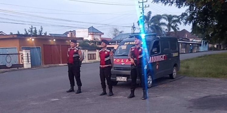 Dua Lokasi di Menggala Yang Jadi Sasaran Patroli Sahur Samapta Polres Tuba