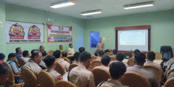 Polres Tuba Sosialisasikan Tagline Mudik Aman Keluarga Nyaman dan Hotline 110, Ini Tujuannya