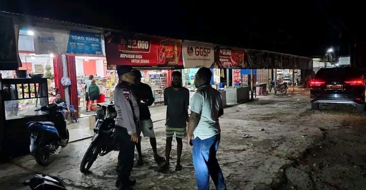 Guna Menjaga Keamanan dan Ketertiban Polres Keerom Secara Intensif Lakukan Patroli Malam