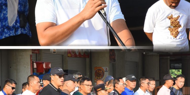 Pemkab Tubaba Gelar Jumat Bersih di Pasar Pulung Kencan