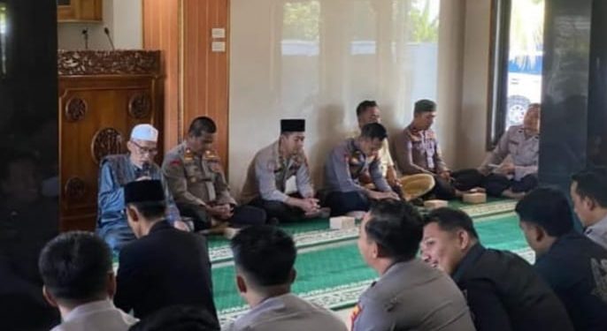 Polres Way Kanan Kembali Gelar Doa Bersama untuk Tiga Prajurit Yang Wafat