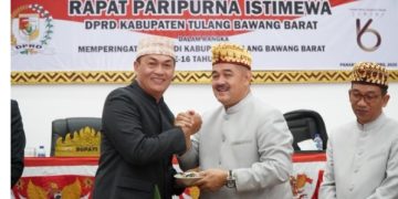 Paripurna HUT ke 16 Tubaba “Melanjutkan Langkah Menuju Tubaba”