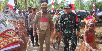 Kodim 1710/Mimika Gelar Upacara Pembukaan TMMD Reguler ke 124