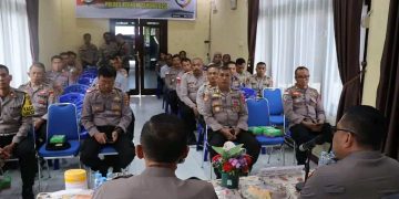 Kapolres Keerom Berikan Arahan Kepada Personel, Menuju Zona Integritas