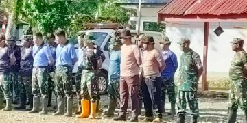 Satgas TMMD Gelar Apel Pagi Sebelum Mulai Aktivitas