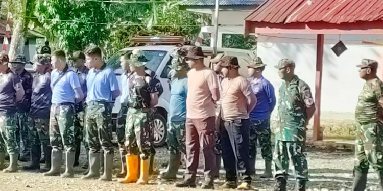 Satgas TMMD Gelar Apel Pagi Sebelum Mulai Aktivitas