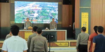 AKBP Sendi Antoni, S.I.K., M.I.K Pimpin Langsung pelaksanaan Gelar Operasional Bulanan dan Anev Situasi Kamtibmas Bulan Mei 2025