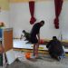 Satgas TMMD Kodim 1710/Mimika Mulai Pasang Keramik pada Proyek Rehab Gereja