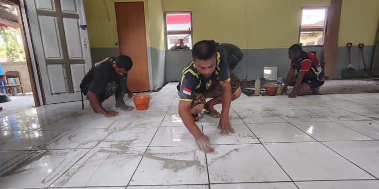 Rehabilitasi Gereja Katolik St. Paulus Capai 75 Persen dalam Program Satgas TMMD