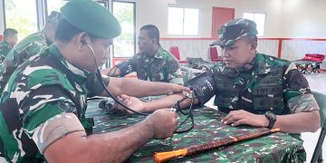 Satgas TMMD, Kodim 1710/Mimika Gelar Aksi Donor Darah, Wujud Kepedulian untuk Kemanusiaan