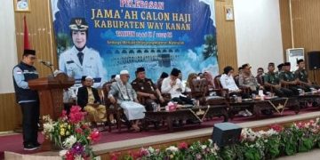 186 Jemaah Haji asal Way Kanan Kloter JKG-48 Tahun 2025 di Berangkatkan