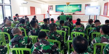 Kodim 1710/Mimika Gelar Sosialisasi P4GN, Tegaskan Komitmen Perangi Bahaya Narkoba