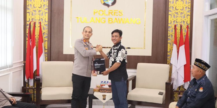 AKBP Yuliansyah Sampaikan Ini Saat Menerima Audensi Rombongan KPUD Tulang Bawang di Presisi Lounge