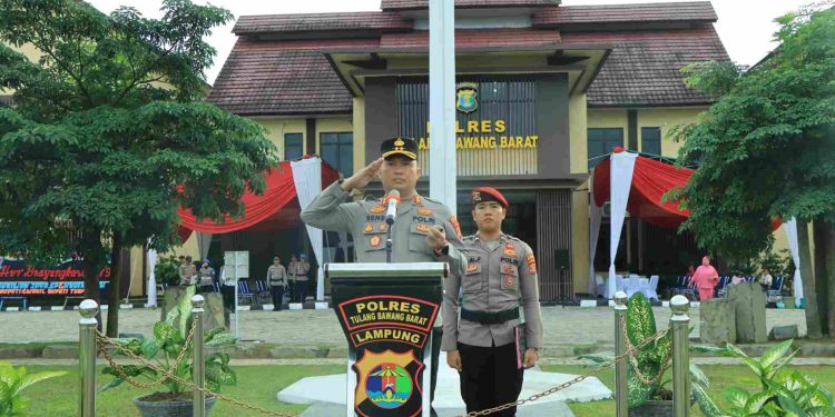 AKBP Sendi Antoni, SIK,MIK, Pimpin Upacara Kenaikan Pangkat Periode 1 Juli 2025