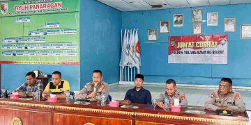 Polres Tulang Bawang Barat, Gelar  Jumat Curhat, dengar Aspirasi Warga di Tiyuh Panaragan