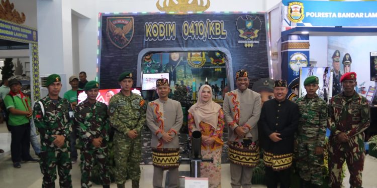 Letkol Arm Roni Hermawan, S.H., M.M., hadir Sebagai Salah Satu Tamu Kehormatan dalam Acara Pembukaan Bandar Lampung Expo