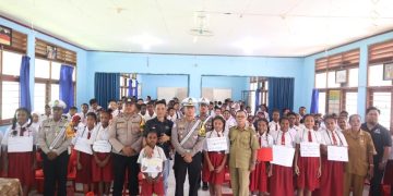 Sat Lantas Polres Keerom Tindak Tegas Pelanggar Lalu Lintas Saat Ops Patuh Cartenz 2025