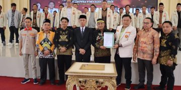 Romli S.Kom,SH,MH Hadiri Pelantikan Pimpinan Daerah Pemuda Muhammadiyah Lampung Utara Periode 2024–2028